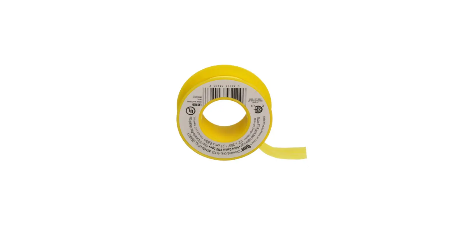 Oatey Yellow Gas Line Thread Seal Tape User Manual