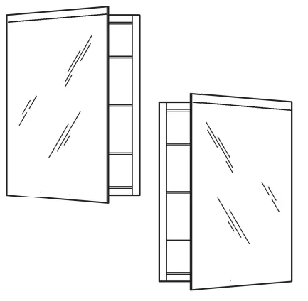 THE HOME DEPOT WSHDRMMC0012 LED Lighted Medicine Cabinet- 1