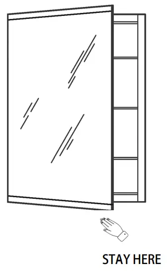 THE HOME DEPOT WSHDRMMC0012 LED Lighted Medicine Cabinet- 10