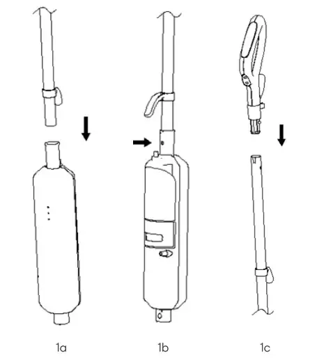 kogan KAMOPSTM03P Premium Steam Mop - ASSEMBLY 1