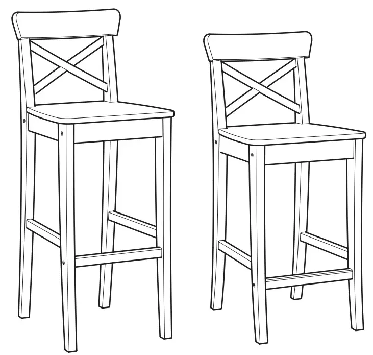 IKEA INGOLF Antique Stain - Parts