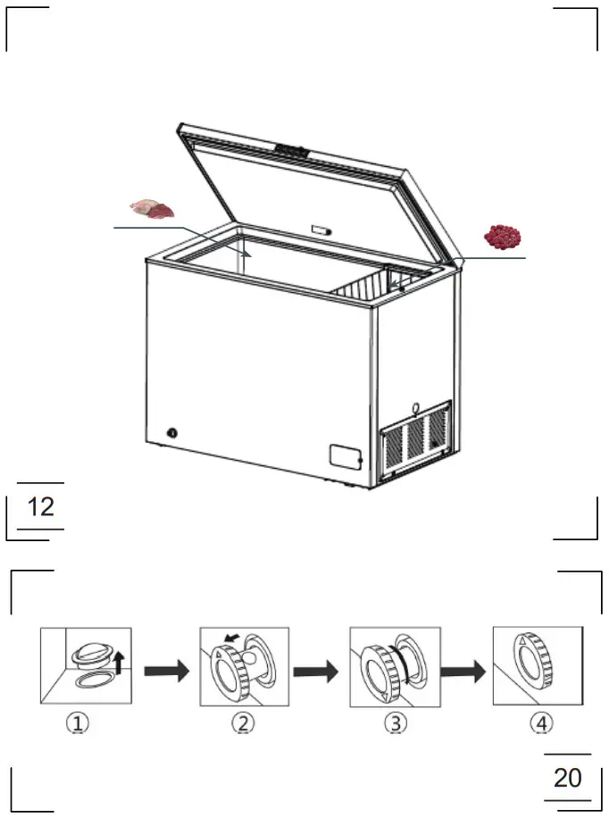 GRAM FB 2200 90 L Chest Freezer - Figure 4