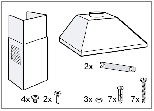 NEFF D92PBC0N0B 90cm Chimney Cooker Hood 7