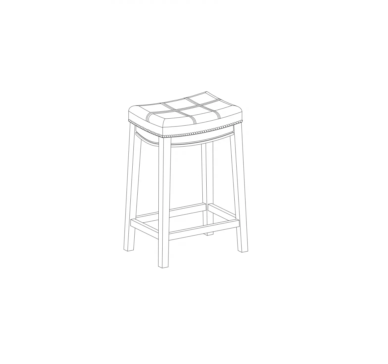 Linon 55815blk01u Claridge Black Counter Stool Installation Guide