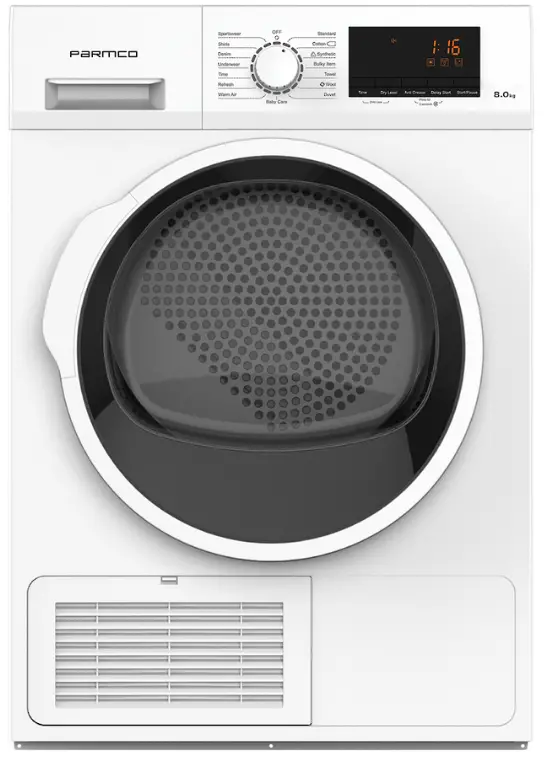 parmco-DR8WHP-8kg-Heat-Pump-Dryer-product