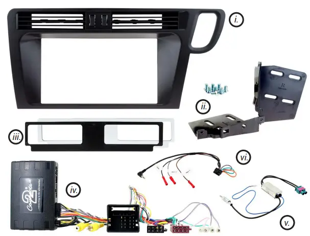 CONNECTS2-CTKAU20-L-Double-DIN-Installation-Kit-for-Audi-Vehicles-fig1