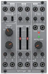 behringer 110 VCO/VCF/VCA Legendary Analog VCO/VCF/VCA Module for Eurorack