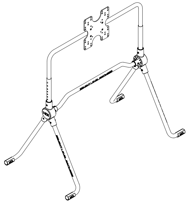 next level RACING Lift Free Standing Monitor Stand -