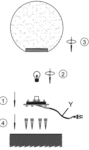 Paul Neuhaus 19232 Stone Look Ball Lamp-fig3