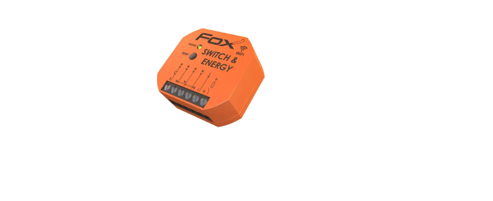 Fox Wi-r1s1-p 1-channel Relay With Monitoring Function Network Parameters User Manual