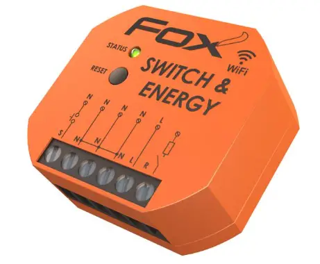 FOX Wi-R1S1-P 1-Channel Relay with Monitoring Function Network Parameters