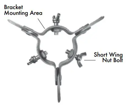 AcuRite 06055 Mounting Tripod Instruction Manual - Bracket