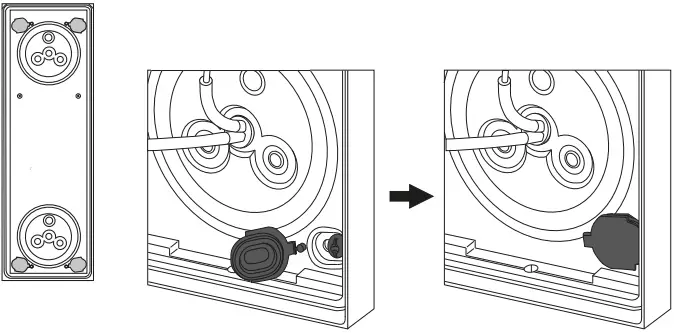 checking the positioned key