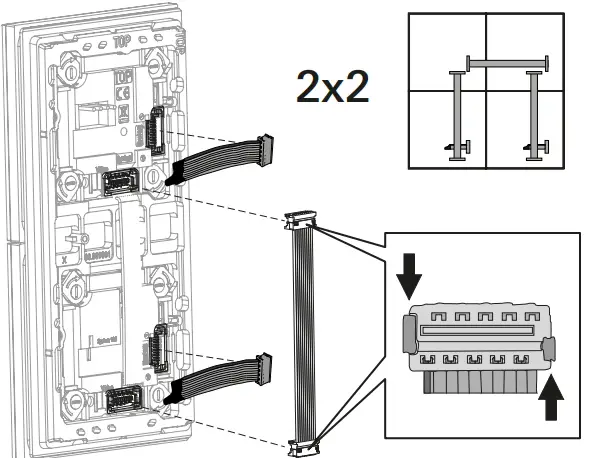 Connecting the terminating resistors
