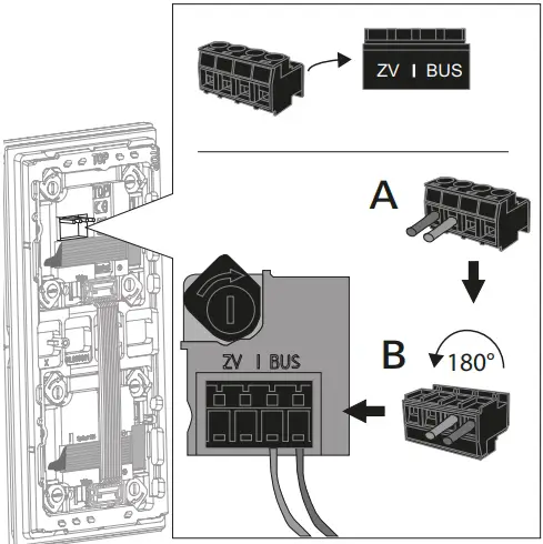 No jumpers between BUS and ZV