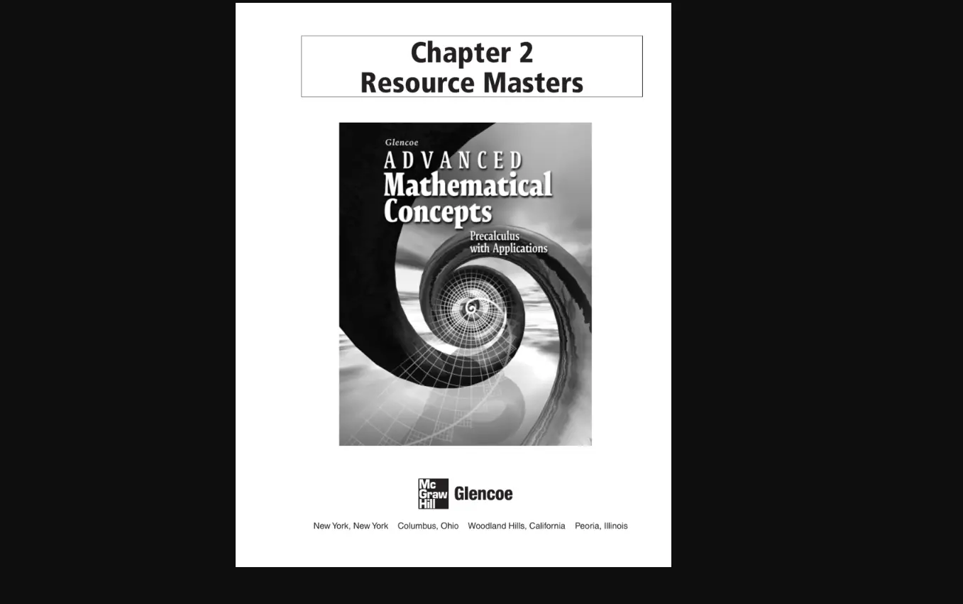 Amc Solutions Glenco Mcgraw-hill User Manual