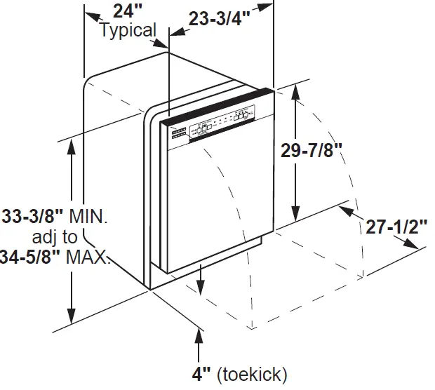 GE APPLIANCES GDF511PSR-PGR Dishwasher with Front Controls with Power Cord 01