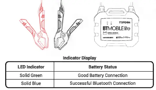 TOPDON BTMOBILE Lite 12V Cordless Battery and System Tester 1