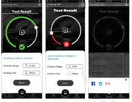 TOPDON BTMOBILE Lite 12V Cordless Battery and System Tester 11