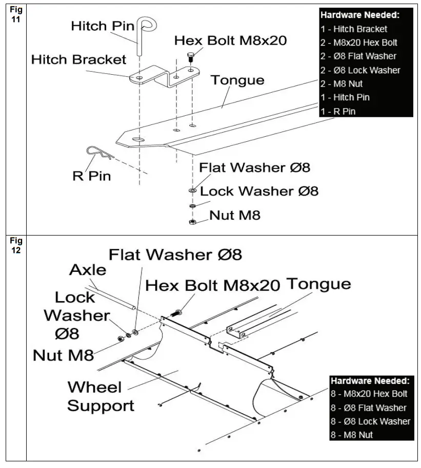 TEXAS 90053030 Lawn Tractor and Dumb Cart - Figure 6
