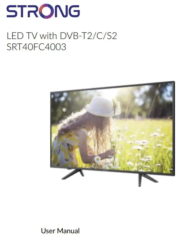 STRONG SRT40FC4003 Full HD LED TV User Manual