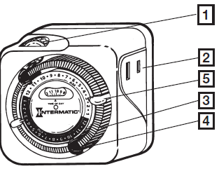 Intermatic TN111K Indoor Plug-in Timer - `1