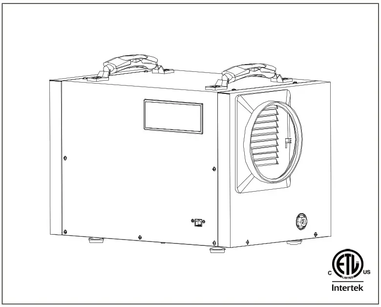ABESTORM Guardian SNS65 120 Pints Crawl Space Dehumidifiers - Cover