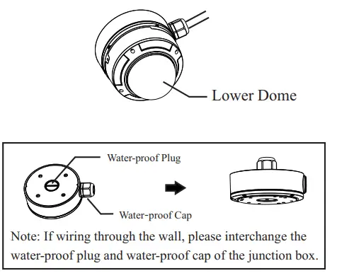Mount the Junction Box and Bullet Camera