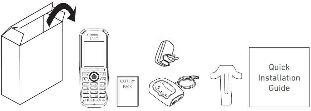 snom M30 DECT Handset - Figure 1