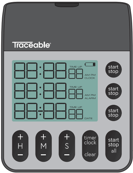 Traceable 5665TR Three Channel Alarm Timer - fig