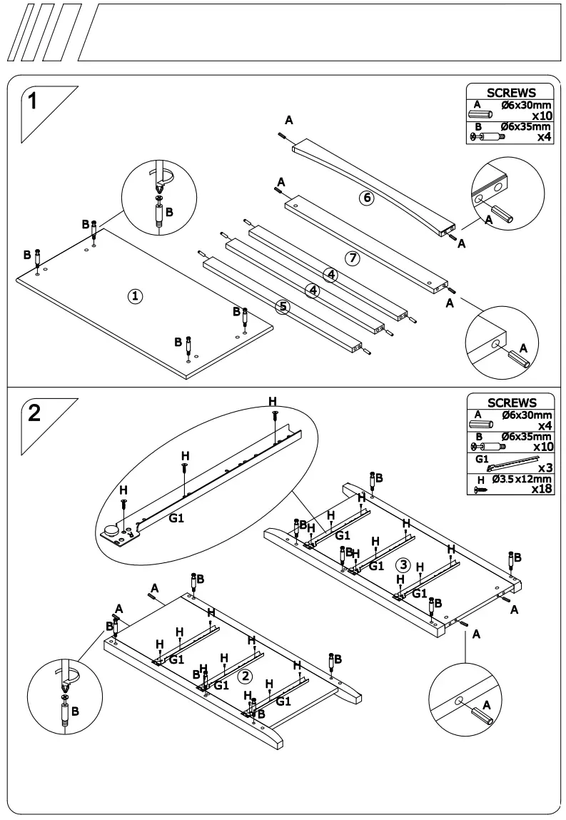 Flieks WF189222AAA Dresser Chest Of Drawers Cupboard Bedside Table 80x41x84 Cm White - fig 5