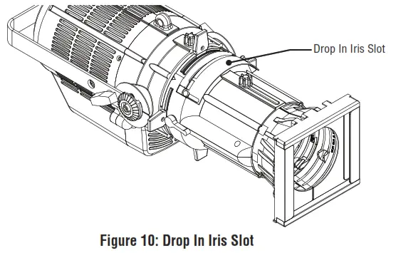 ALTMAN PHX LVD LED LUMINAIRES Profile, 50° 5000K, White - Iris Slot
