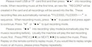 FIG 7 Recording function