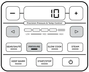 FIG 22 USING THE COOKING FUNCTIONS