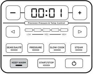 FIG 25 USING THE COOKING FUNCTIONS