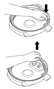 FIG 45 REMOVING & REINSTALLING THE SILICONE RING