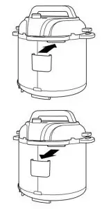 FIG 5 INSTALLING THE CONDENSATION COLLECTOR