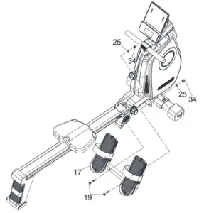 Attach the pedal support