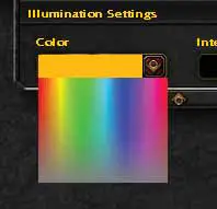 Illumination Color Setting