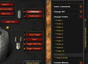 Button Assignment panel