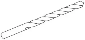 ¼-in. drill bit (6.5 mm)