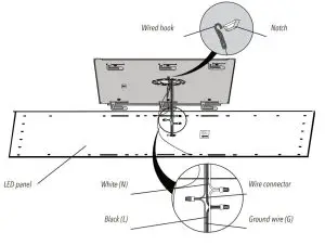 INSTALLATION ON DRYWALL CEILING, SURFACE MOUNTING