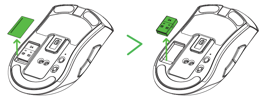 Remove the compartment cover