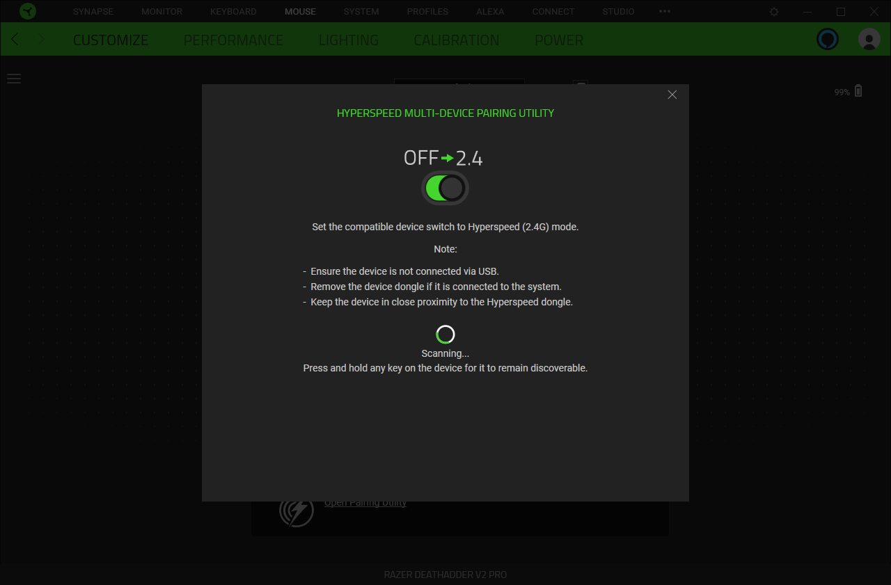 How to add a device to the multi-device dongle