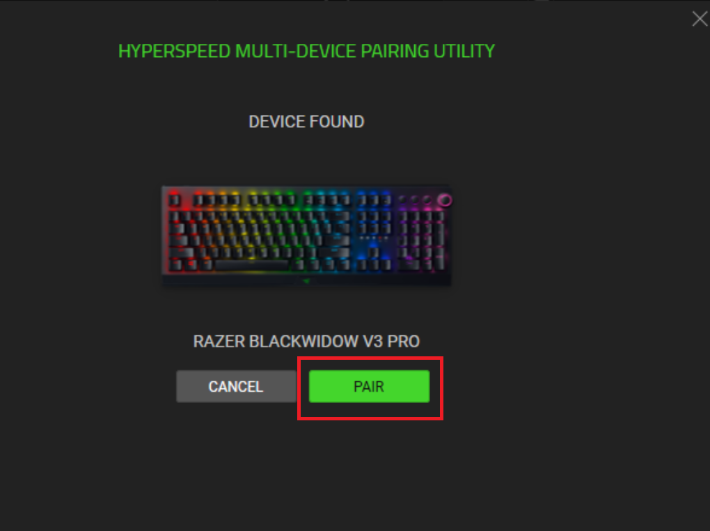 How to add a device to the multi-device dongle