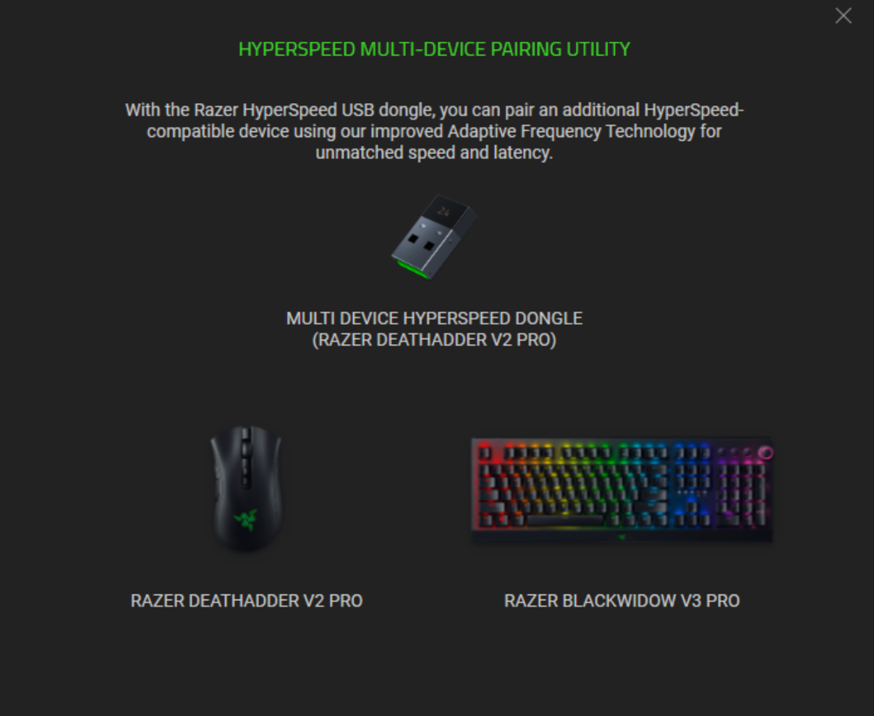 How to add a device to the multi-device dongle