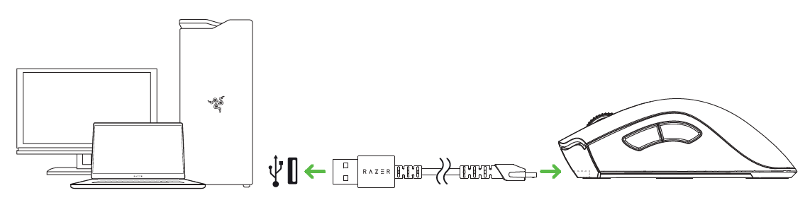 charge my Razer DeathAdder V2 Pro
