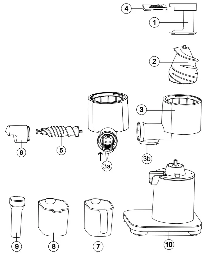 BLAUPUNKT SJV701 Slow Juicer -FIGURE 2