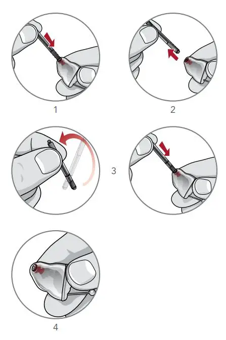 NuEar Savant AI Hearing Aids User Guide - Hear Clear Receiver Wax Guards
