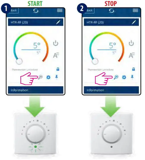 SALUS HTR-RF(20) Wireless Room Thermostat fig22